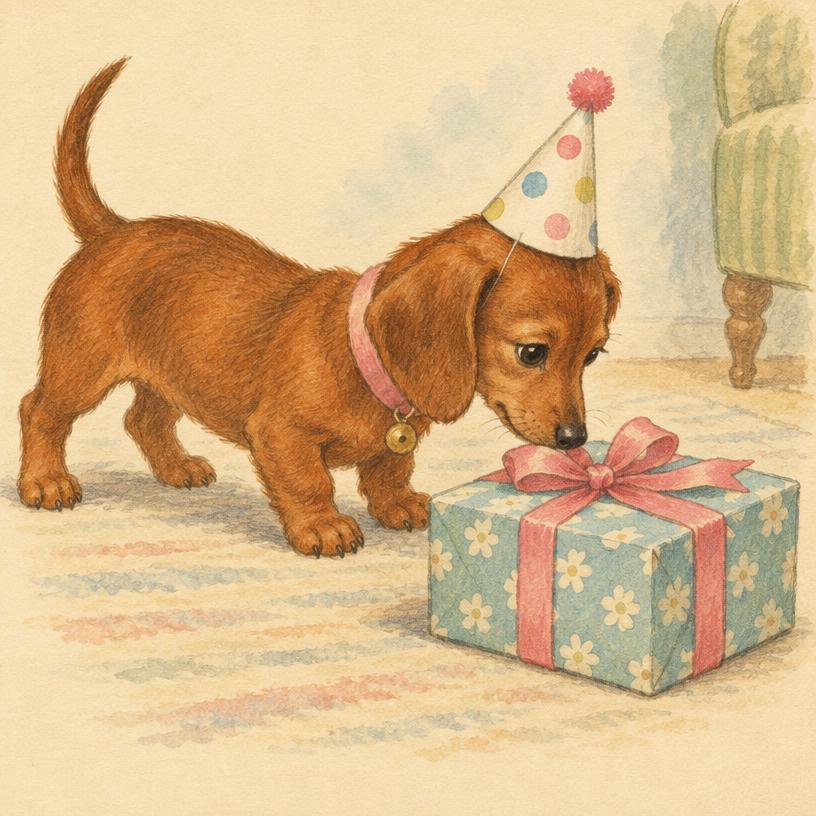 Beispielillustration Geburtstag, Seite 2