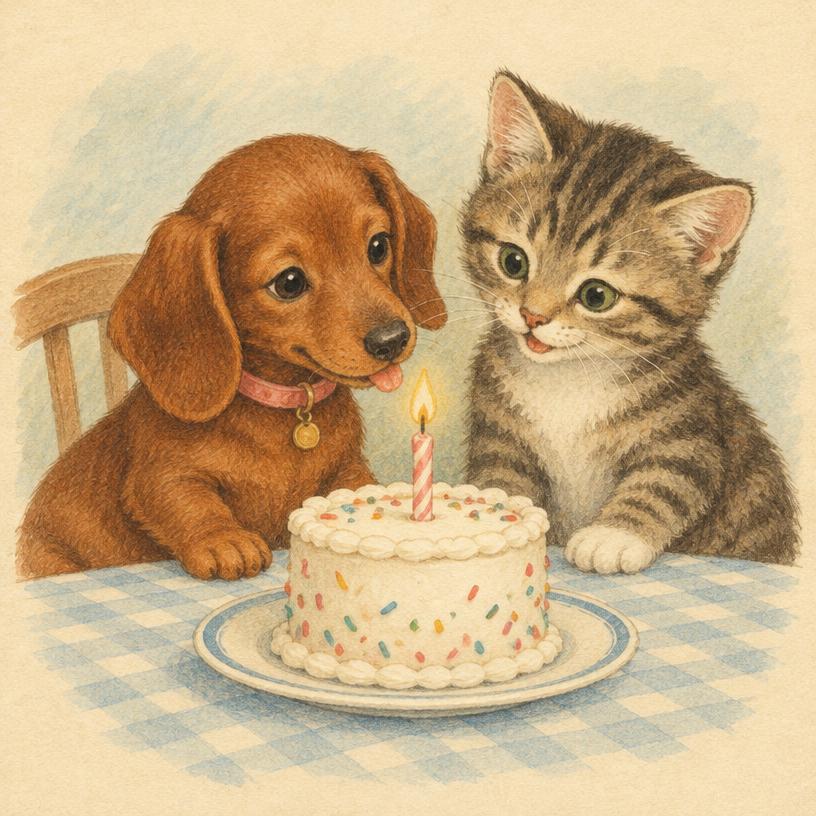 Beispielillustration Geburtstag, Seite 3