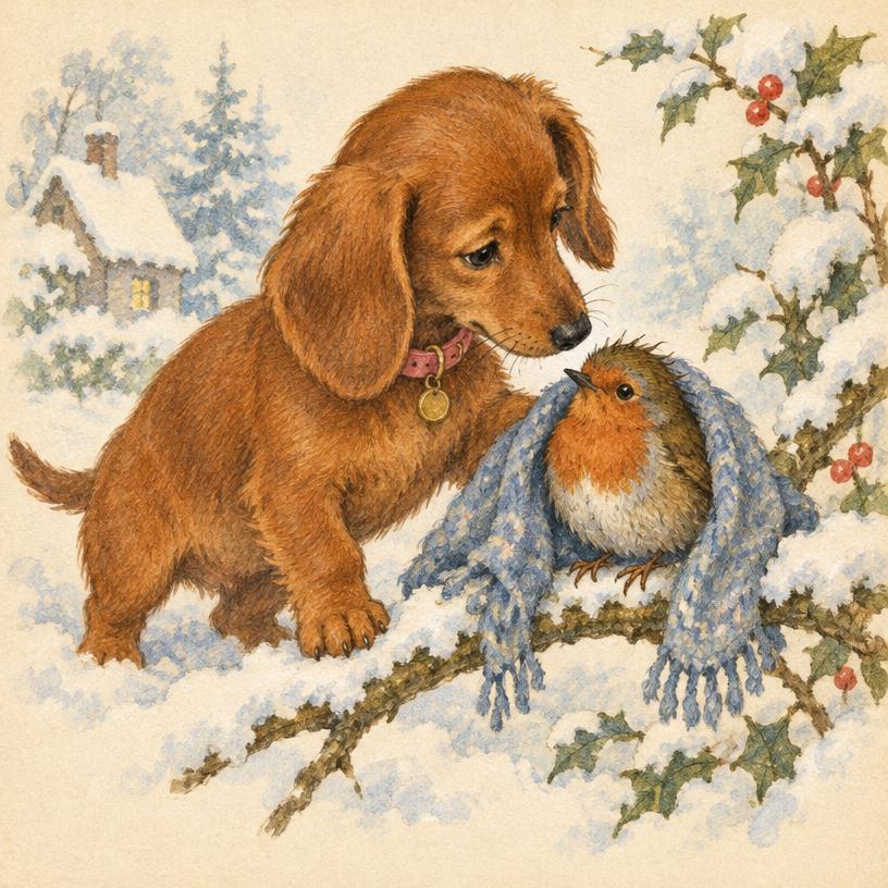 Beispielillustration Das grosse Schneeabenteuer, Seite 3